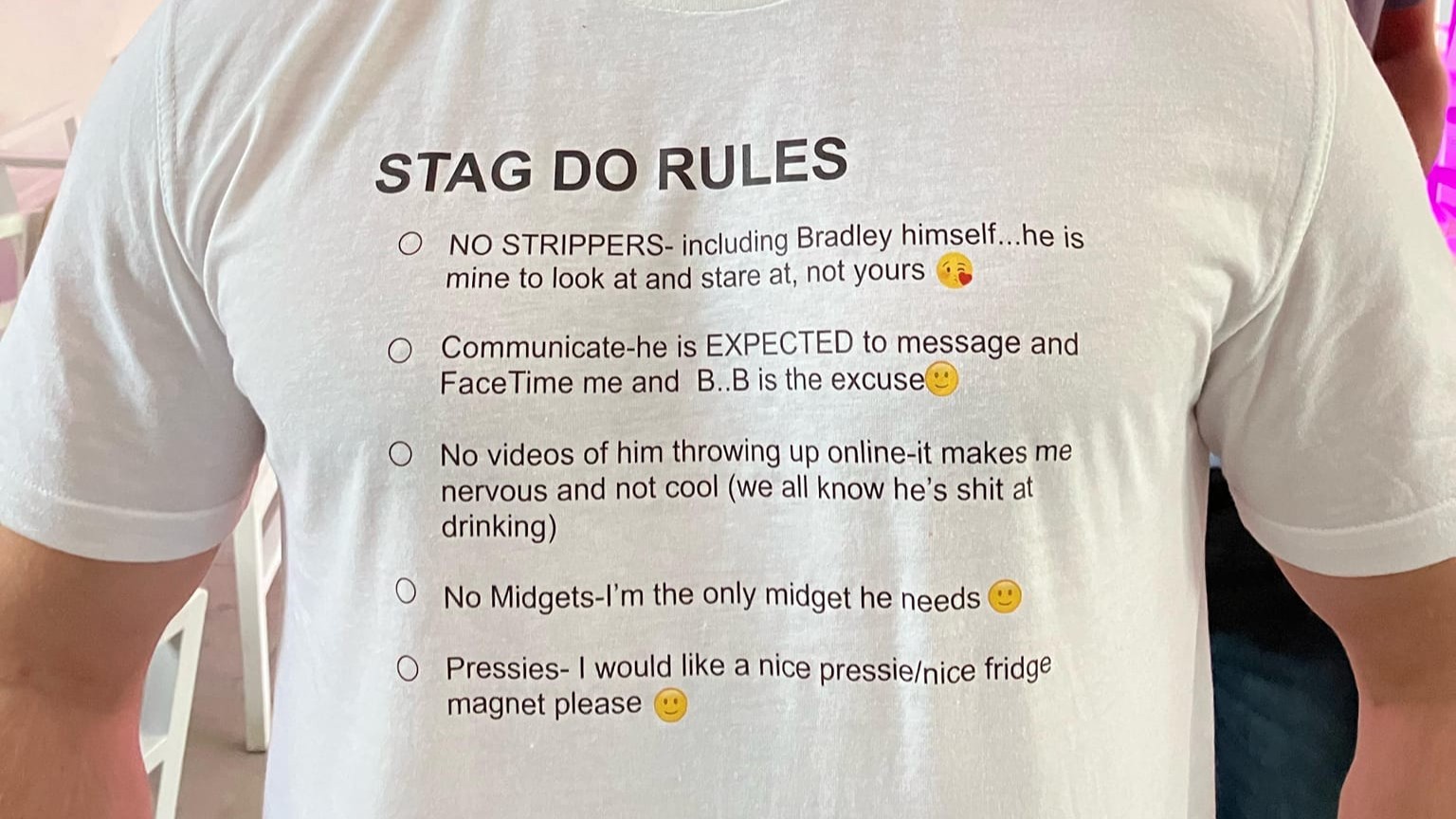 Stag do rules